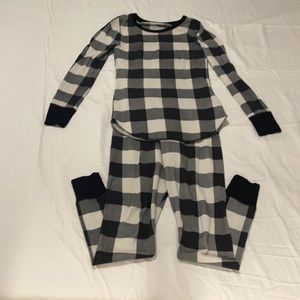 Old navy Buffalo check jogger Christmas pajama set